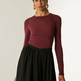 PHOEBE Crewneck / Berry / Primary