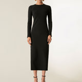 BIA Column Dress / Black / Secondary