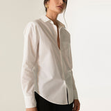 HESTIA Poplin Shirt / White
