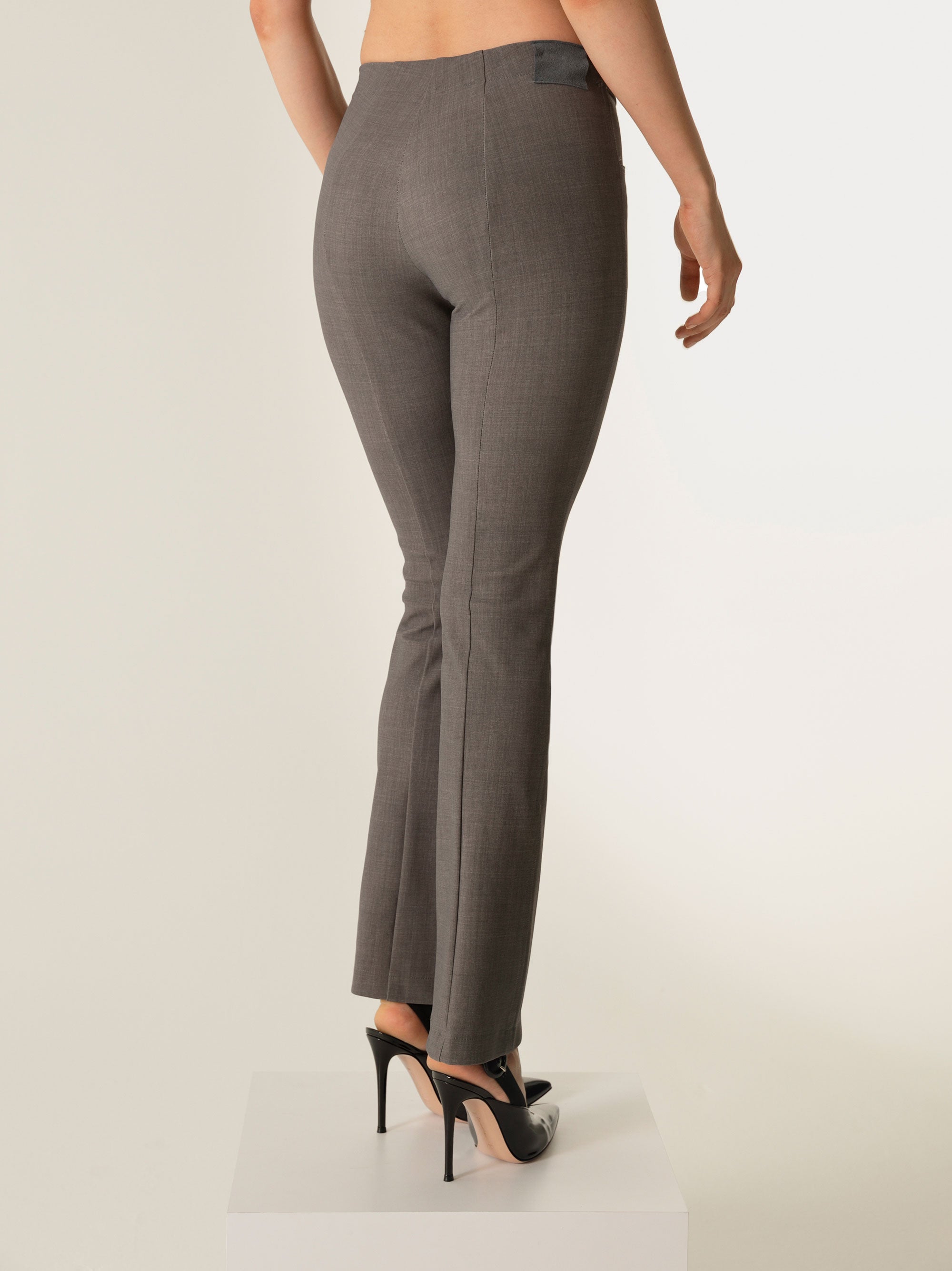  4 Pockets/Belt Loops,Extra Tall Womens Straight Leg Yoga  Dress Pant Work Pants Office Slacks,37,Khaki,Size L