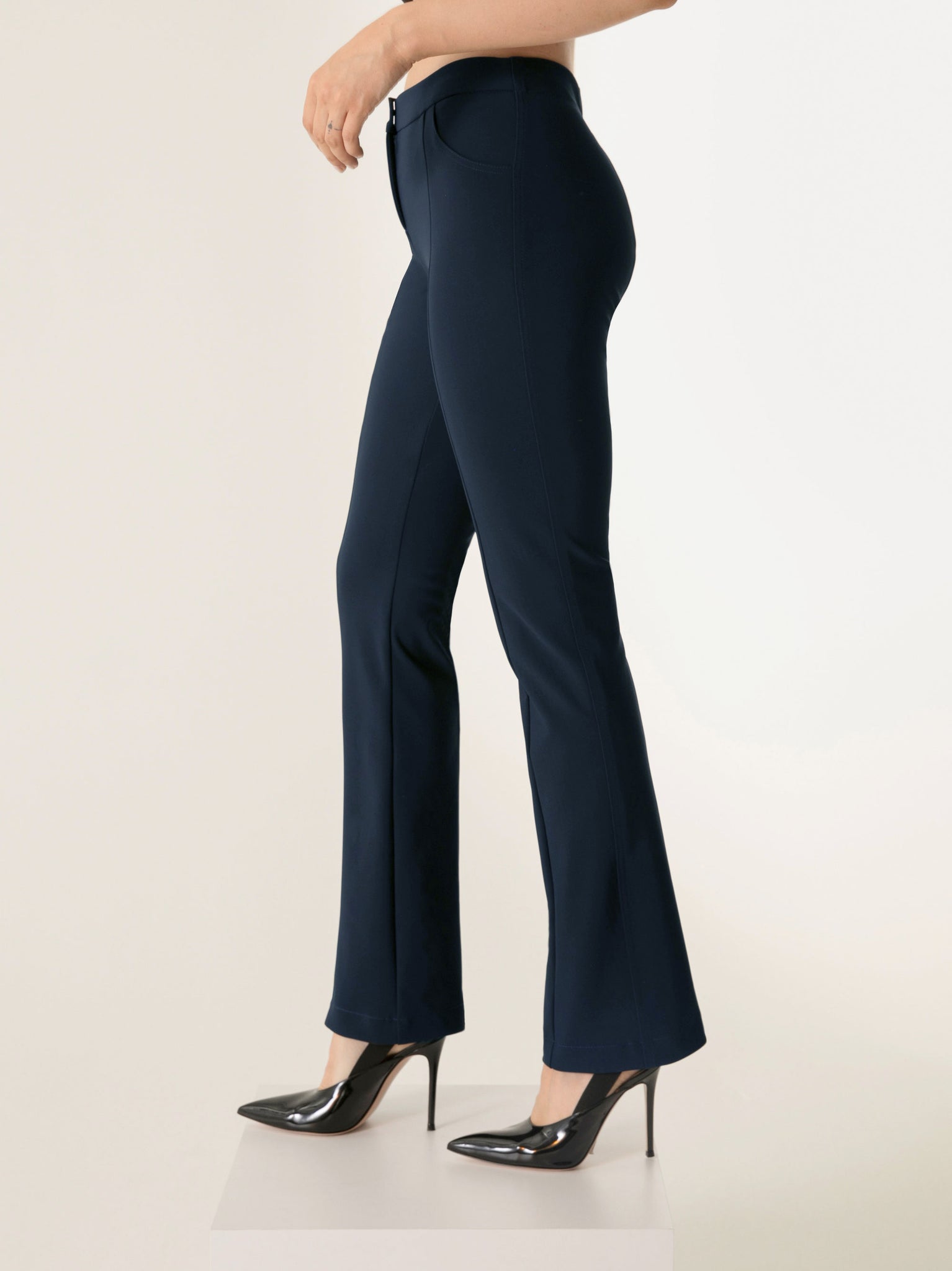 Dare to Flare Pants in Navy – Project Angels Boutique, LLC