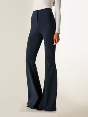 Women's High-waisted Ponte Flare Pants - Ava & Viv™ Black : Target
