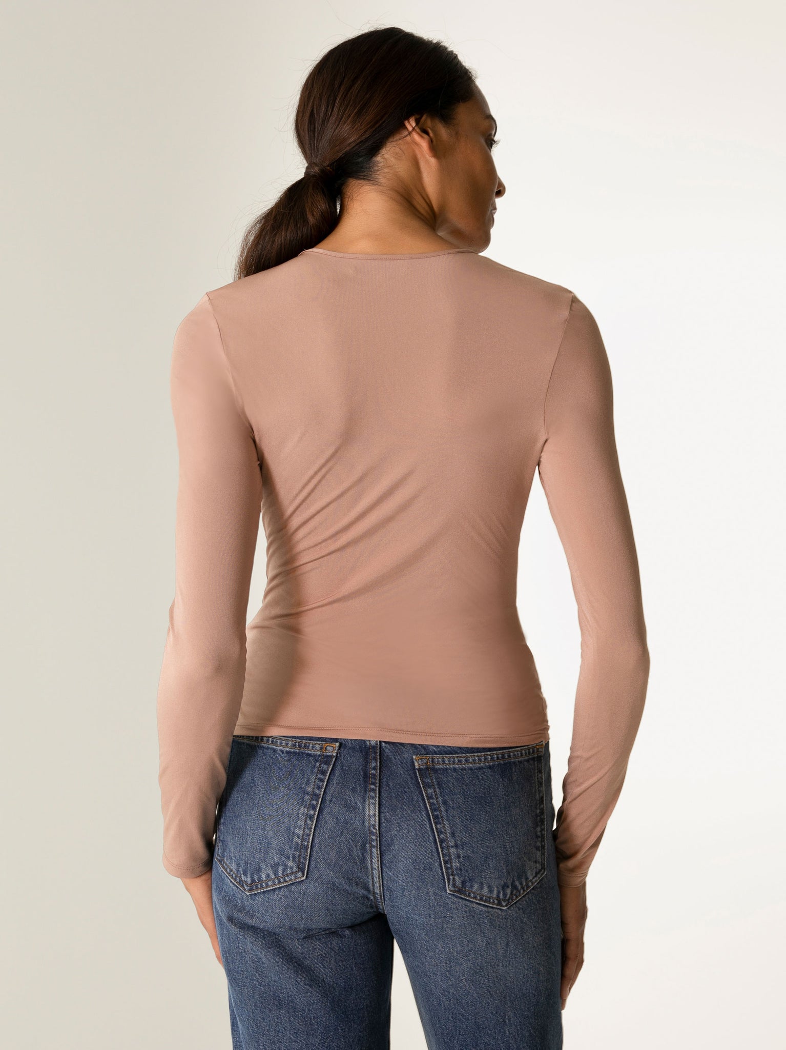 PHOEBE Crewneck / Rose Gold