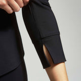 Jane Slim Jersey Shirt / Black