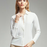 Jane Slim Jersey Shirt / Off White / Secondary